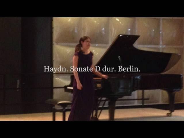 Haydn Sonate D dur Anastasia Chzhan