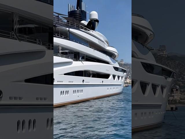 The massive 115m (377ft) superyacht AHPO 