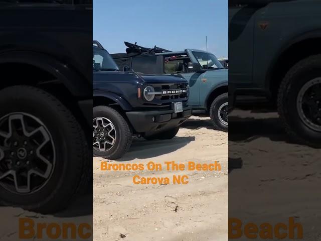 Broncos on The Beach #fordbronco #fordmotorcompany #automotive #bronco #offroad #outdoors