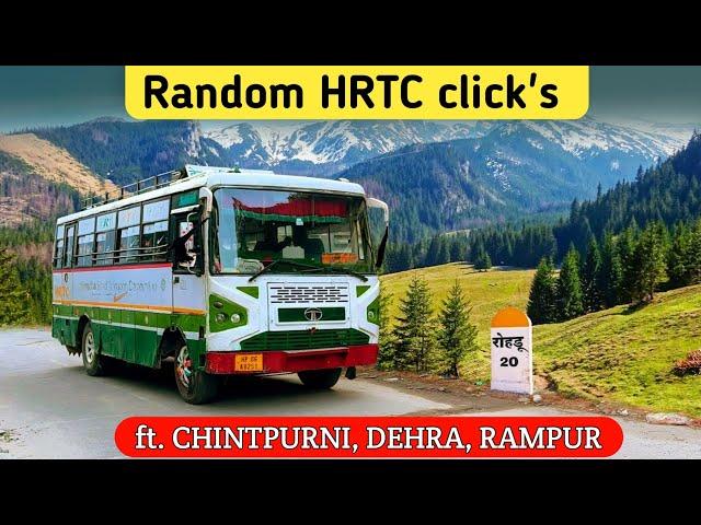 पहाड़ों की रानी HRTC ️- Random HRTC click's || Full Video