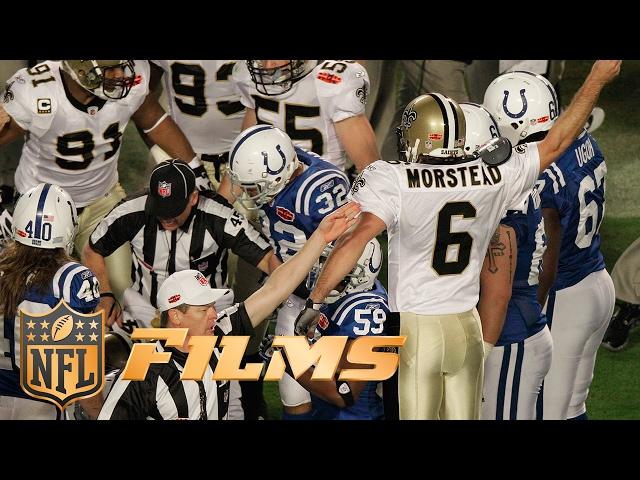 #9 Saints Surprise Onside Kick | NFL Films | Top 10 Super Bowl Plays