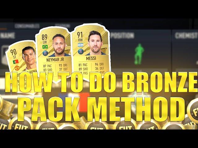 HOW TO DO THE BRONZE PACK METHOD FIFA 23