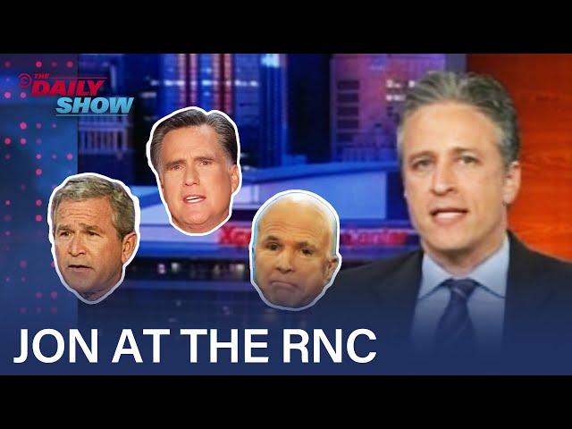 Jon Stewart Reacts to Bush, McCain & Romney Nominations | The Daily Show