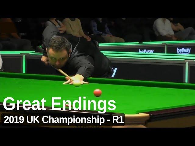 Four Exciting Frame Endings | 2019 UK Championship - Round 1