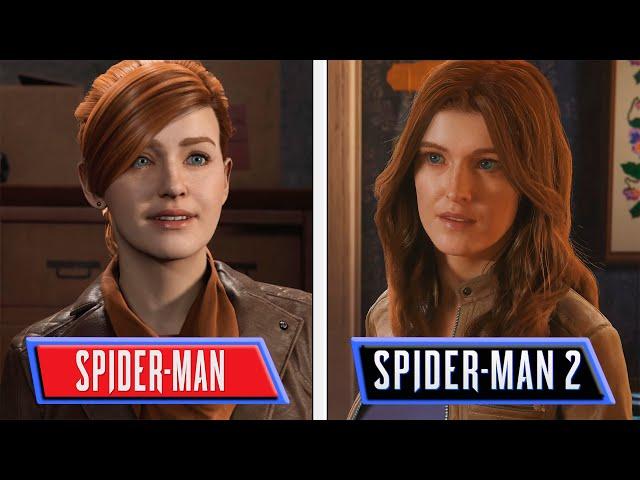 Marvel's Spider-Man 2 vs Spider-Man 1 | Story Trailer Early Graphics Comparison