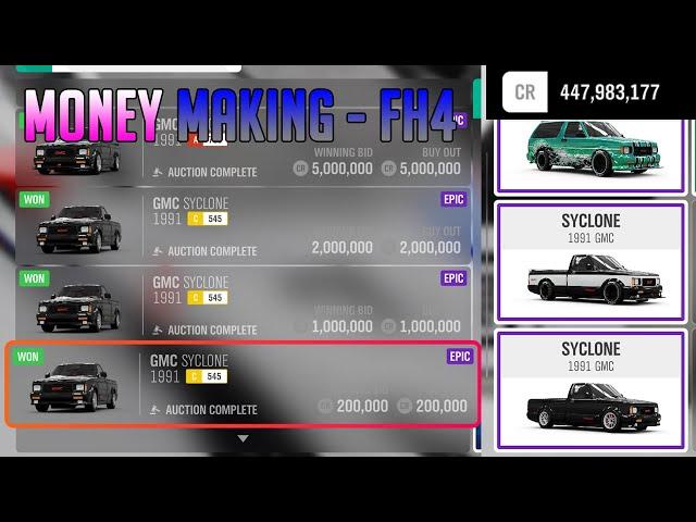 How to Auction Snipe SUCCESSFULLY - Forza Horizon 4