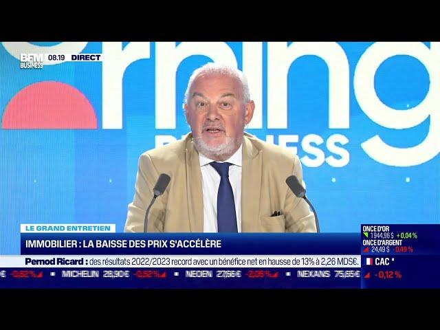 Charles Marinakis (Century 21 France) : Immobilier, la baisse des prix s'accélère