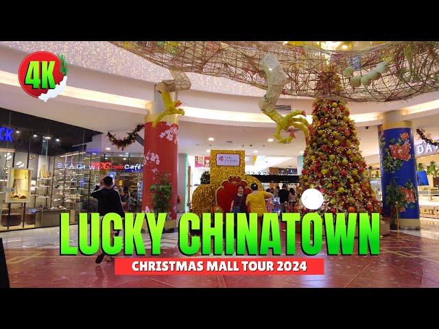 [4K] LUCKY CHINATOWN MALL - CHRISTMAS TOUR 2024 (BINONDO MANILA, PHILIPPINES)