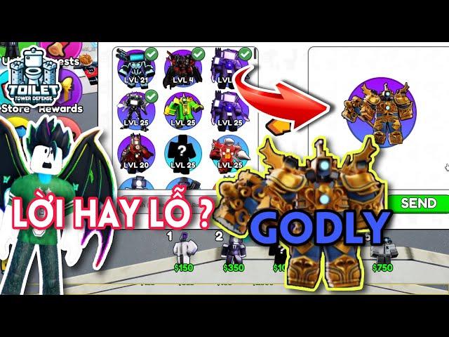 SKIBIDI TOWER DEFENSE - MÌNH TRADE THÀNH CÔNG GODLY MỚI GOLDEN TITAN CAMERAMAN VÀ TRẢI NGHIỆM