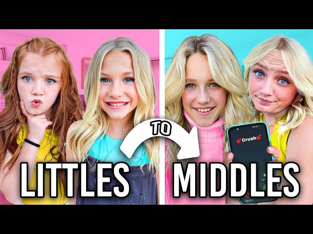 GROWiNG UP FAST! OUR LiTTLES BECOME MiDDLES in a FAMiLY with / 16 KiDS