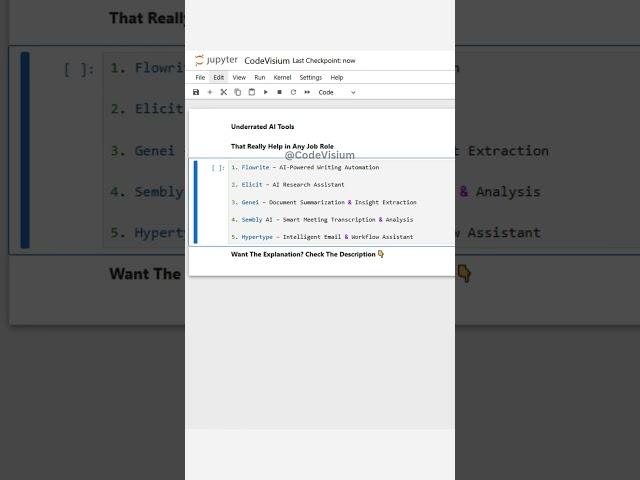 Underrated AI Tools for Productivity: Must-Use Tech for Every Job Role | #AITools #Productivity