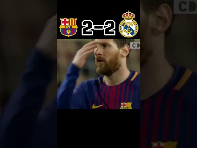barcelona vs real madrid 2017/18 Highlights La Liga #shorts 