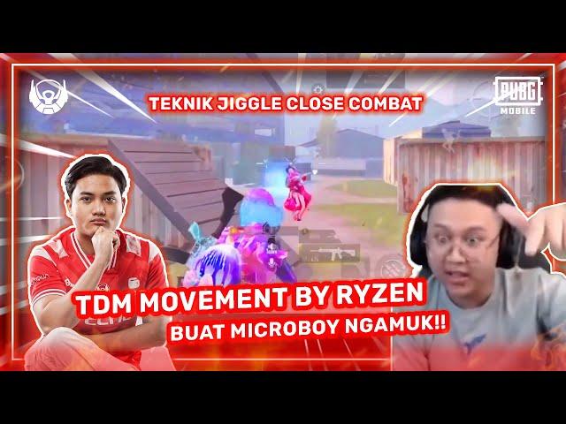 CARA JIGGLE DAN MOVEMENT RYZEN DI TDM!! BY1 LAWAN MICROBOY | PUBG MOBILE | RYZEN GAMING