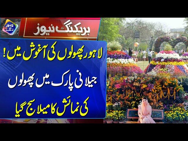 Jilani Park Lahore Mein Phoolon Ki Numaish | Breaking News | Lahore Rang