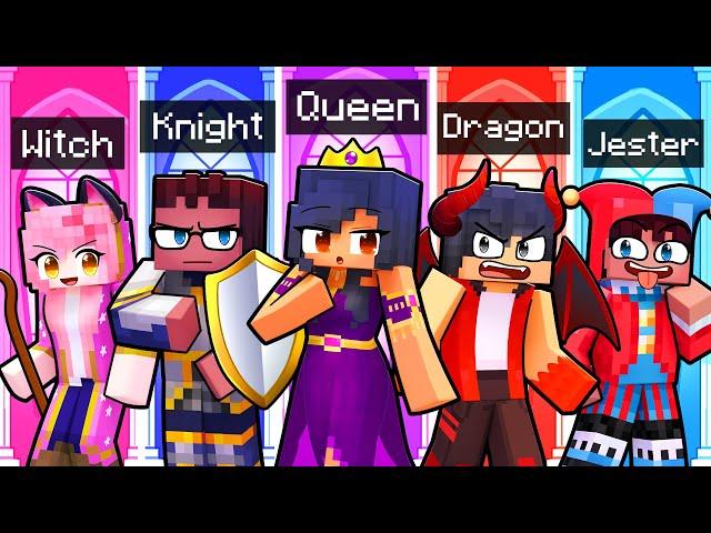 10 FRIENDS on one ROYAL BLOCK in Minecraft!