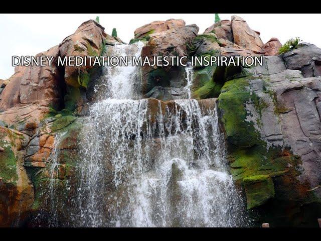 Disney Meditation Majestic Waterfall Canada Epcot - 11 Hour Inspirational Positive Energy Stream