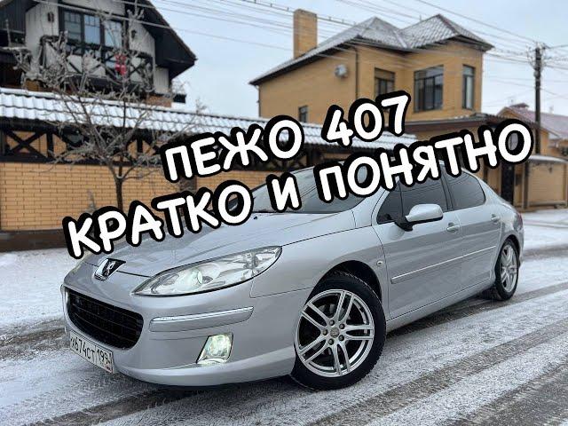 ПЕЖО 407. КРАТКИЙ ОБЗОР. ПРОДОЛЖЕНИЕ ЧЕЛЛЕНДЖА