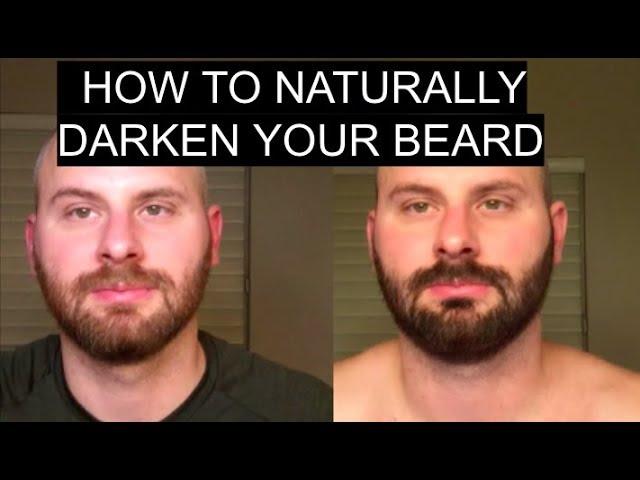 A Natural Way To Darken Your Beard