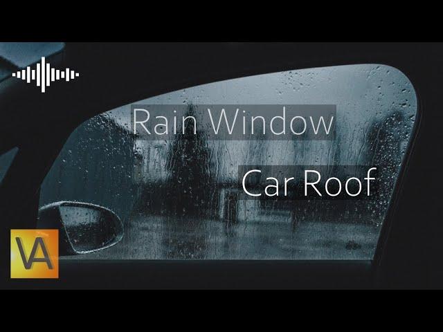 Sound Only | Heavy Rain and Wind Sounds from Inside Car