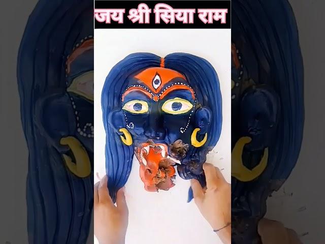 BHADRA Kali Face making video #viralvideo #youtubeshorts #views
