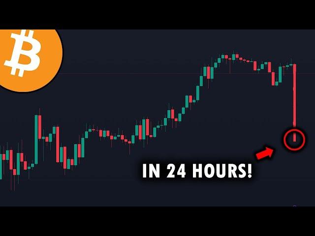 WARNING: MASSIVE BITCOIN CRASH IN UNDER 24 HOURS!! - We Are Selling Bitcoin!? - BTC Analysis