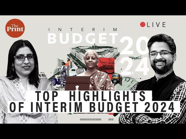 Top highlights of interim budget 2024