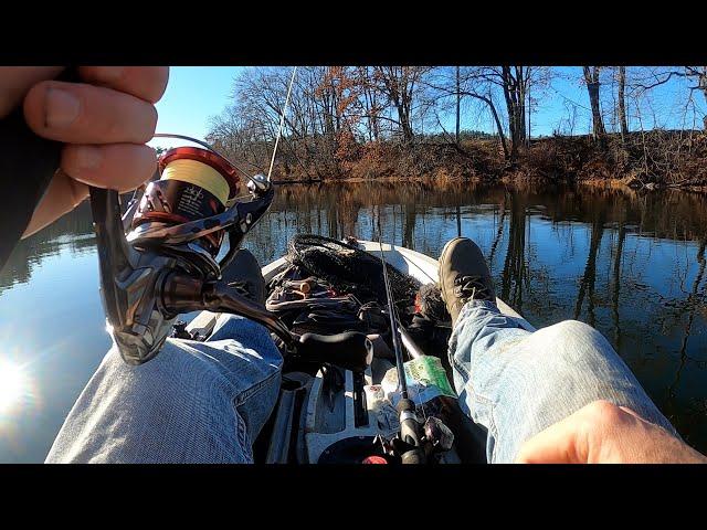 Cold Clear Pond Fishing in Late Fall