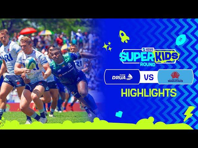 Super Rugby Pacific 2024 | Fijian Drua v Waratahs | Round 5 Highlights