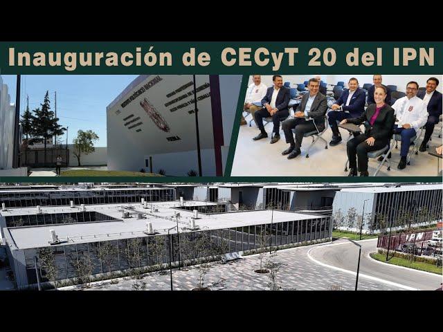 Inauguración de CECyT 20 del IPN en Puebla