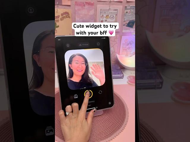 cute widget to try with your bff  iPad apps | iOS widgets | homescreen aesthetic | locket