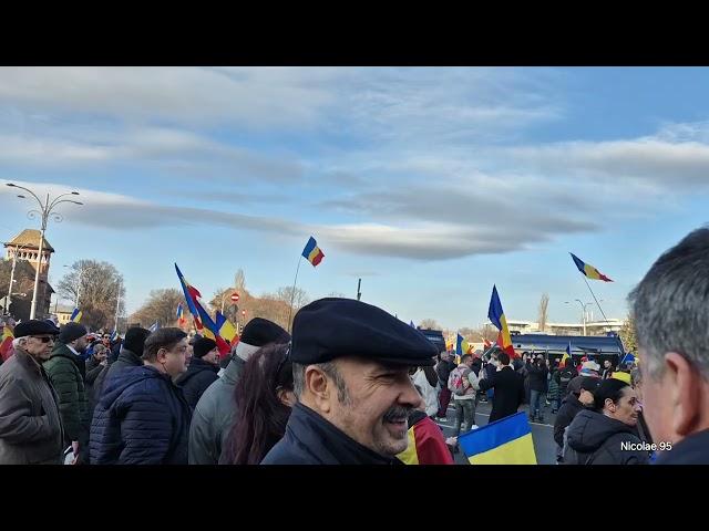 100.000 de protestatarii în Piața Victoriei Bucuresti | Protest pro-democratie 24.01.2025