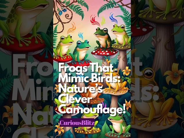 Frogs That Mimic Birds: Nature’s Clever Camouflage! 