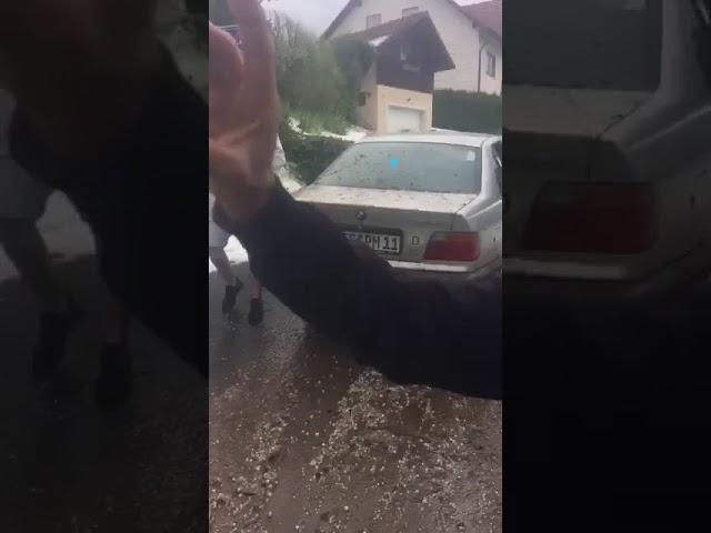 Unwetter am Vatertag 2018 in Ginolfs   Main Post Rhön Grabfeld