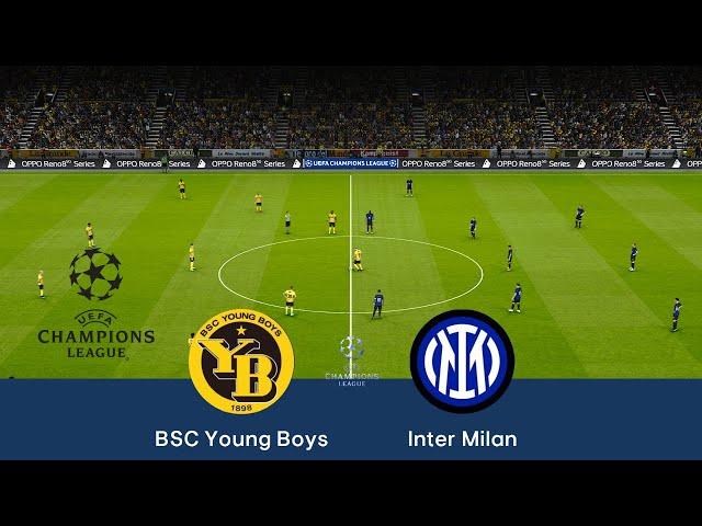 Young Boys vs Inter Milan - UEFA Champions League 24/25 | Full Match | PES Gameplay