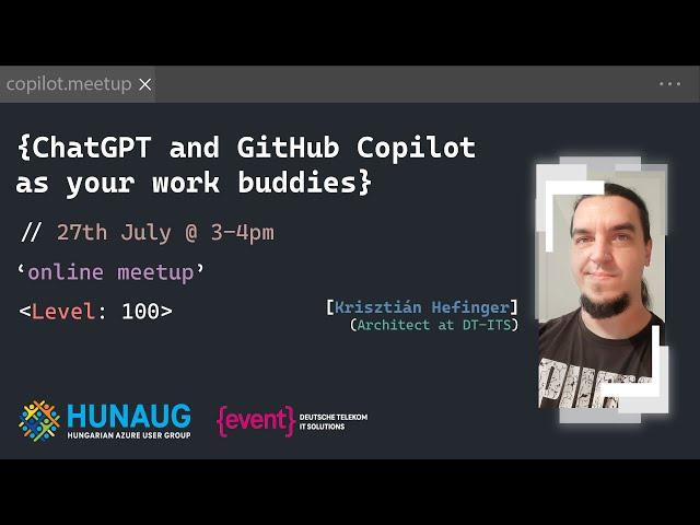 ChatGPT and GitHub Copilot as your work buddies (2023) by Krisztián Hefinger