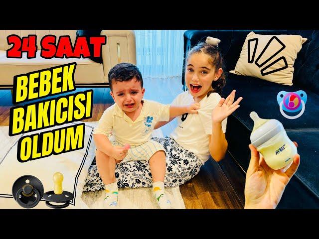 ELİF SİNEM 24 SAAT BEBEK BAKICISI OLDU !!