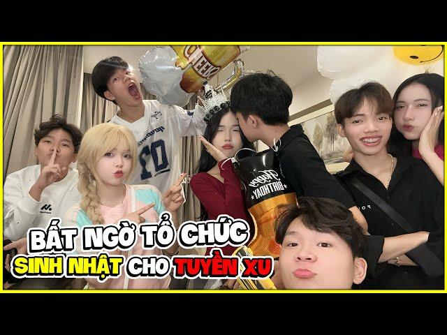 Baby Mon Surprises Tuyen Xu's Birthday Party!!