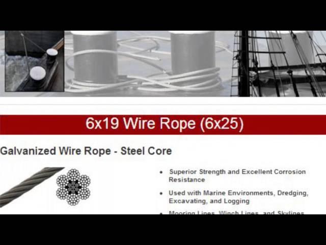 6x19 Wire Rope