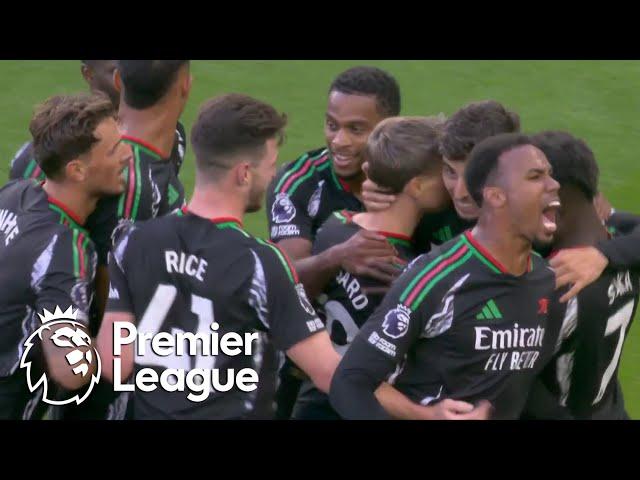 Leandro Trossard slots home Arsenal's go-ahead goal v. Aston Villa | Premier League | NBC Sports