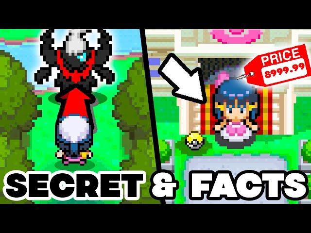 99% OF PLAYERS NEED TO KNOW THESE SECRETS & FACTS about Pokemon Diamond & Pearl