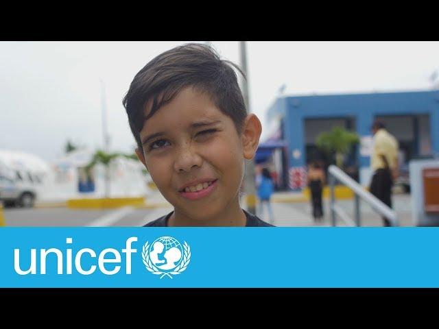From Venezuela to his mother’s arms I UNICEF