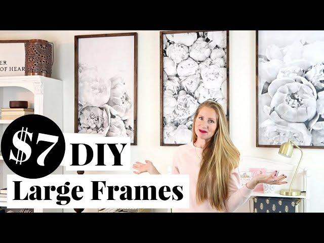 DIY Engineer Print Frame only $7 EACH! | Decorating on a Small Budget