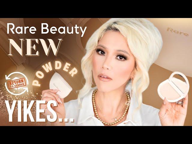 New RARE BEAUTY Tinted PRESSED POWDER In 2 Shades | All Day Wear Test & Comparisons | 40+