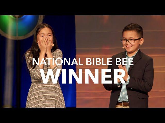 National Bible Bee Winner! - Josephine Lee