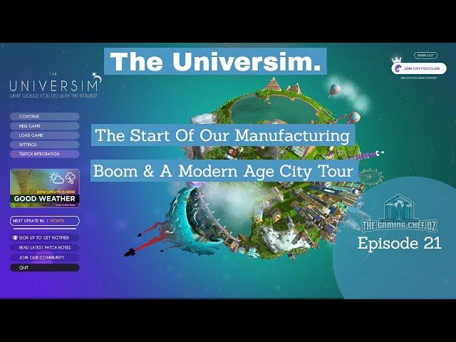 The Universim Game Play | Modern Age Construction | Episode 21