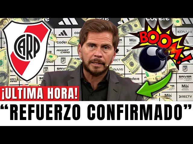  ¡ALERTA EN RIVER! ¡SORPRESA TOTAL! ¡REFUERZO INTERNACIONAL NADIE LO CREE! NOTICIAS DE RIVER HOY