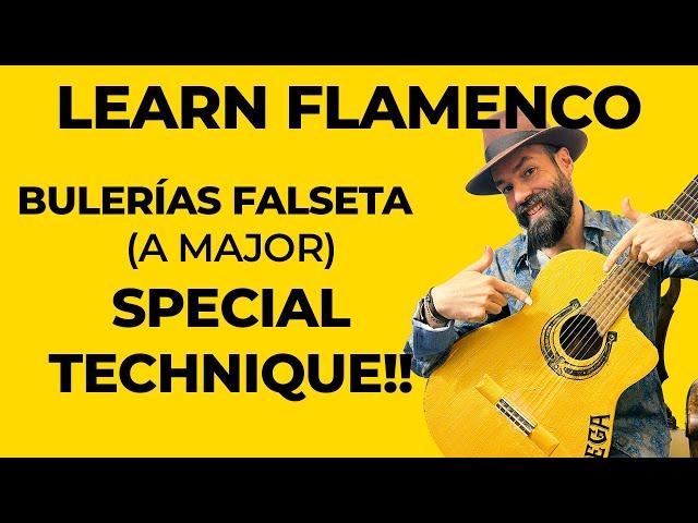 EASY & BEAUTIFUL Flamenco Falseta for BEGINNERS.