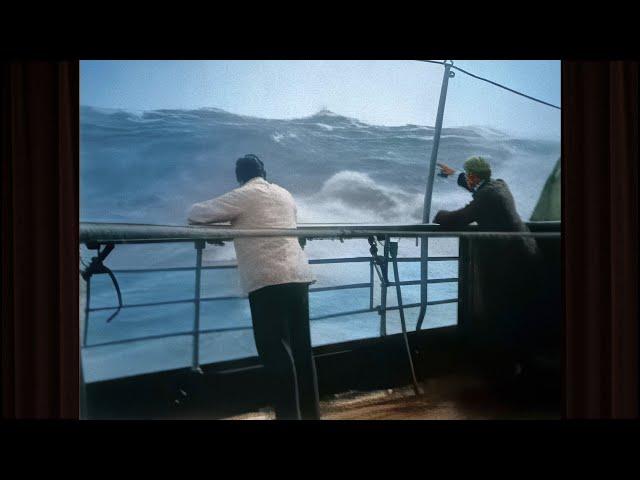 Storm At Sea c.1899: Amazing Footage Brought to Life