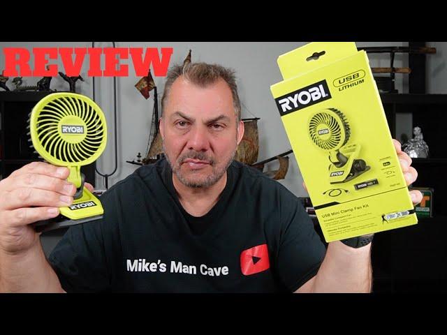 Ryoby Lithium USB Fan -  Ryobi Personal Fan - Ryobi Camping Fan - Unboxing and Review