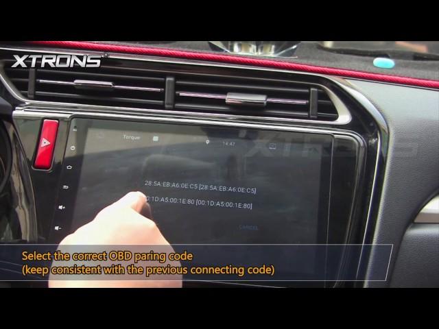 How to use OBD02 on XTRONS Android unit